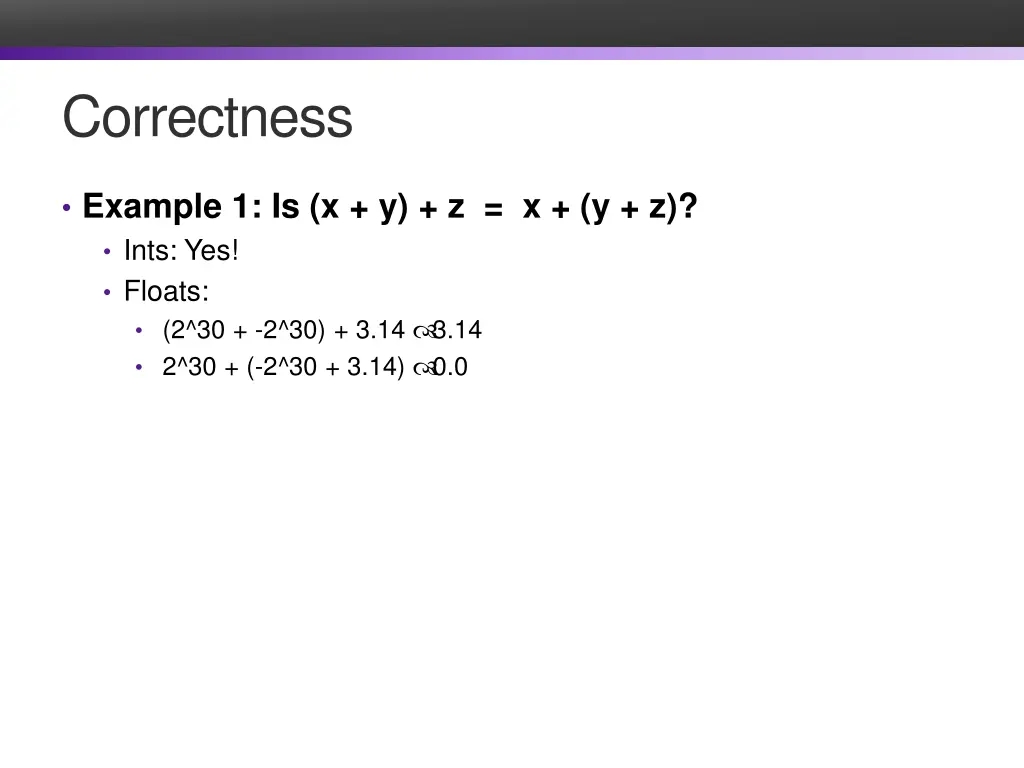 correctness