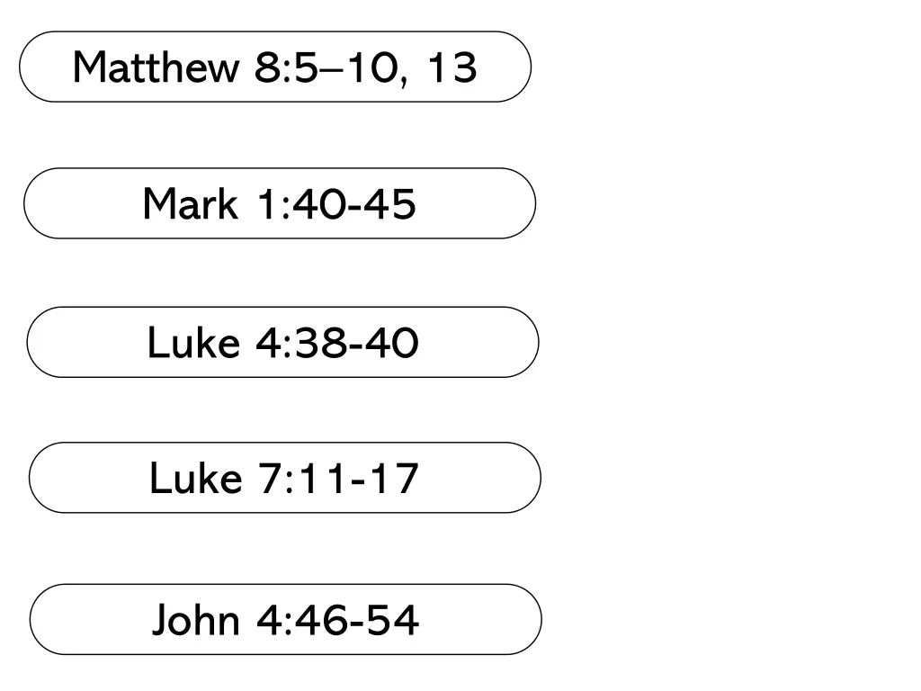 matthew 8 5 10 13 1