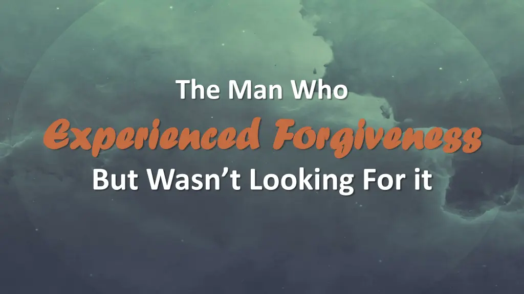 the man who