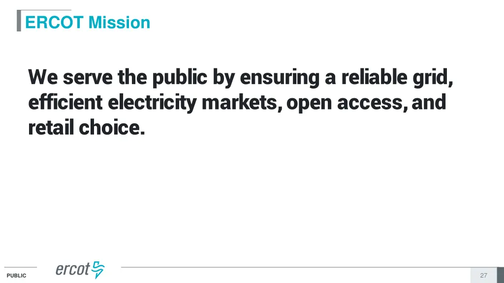 ercot mission