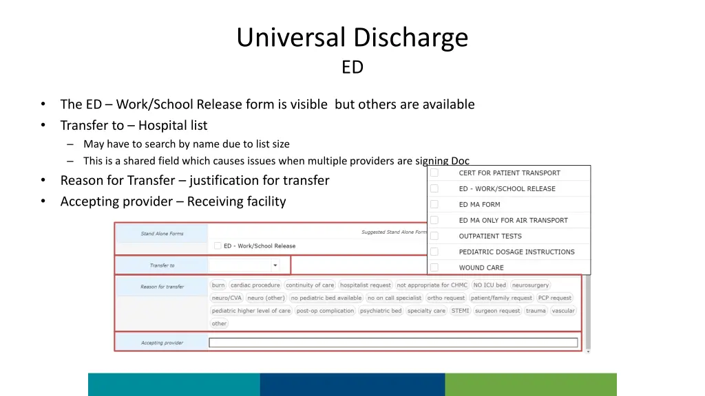 universal discharge ed 3