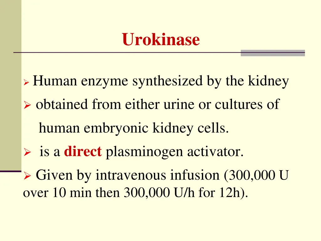 urokinase