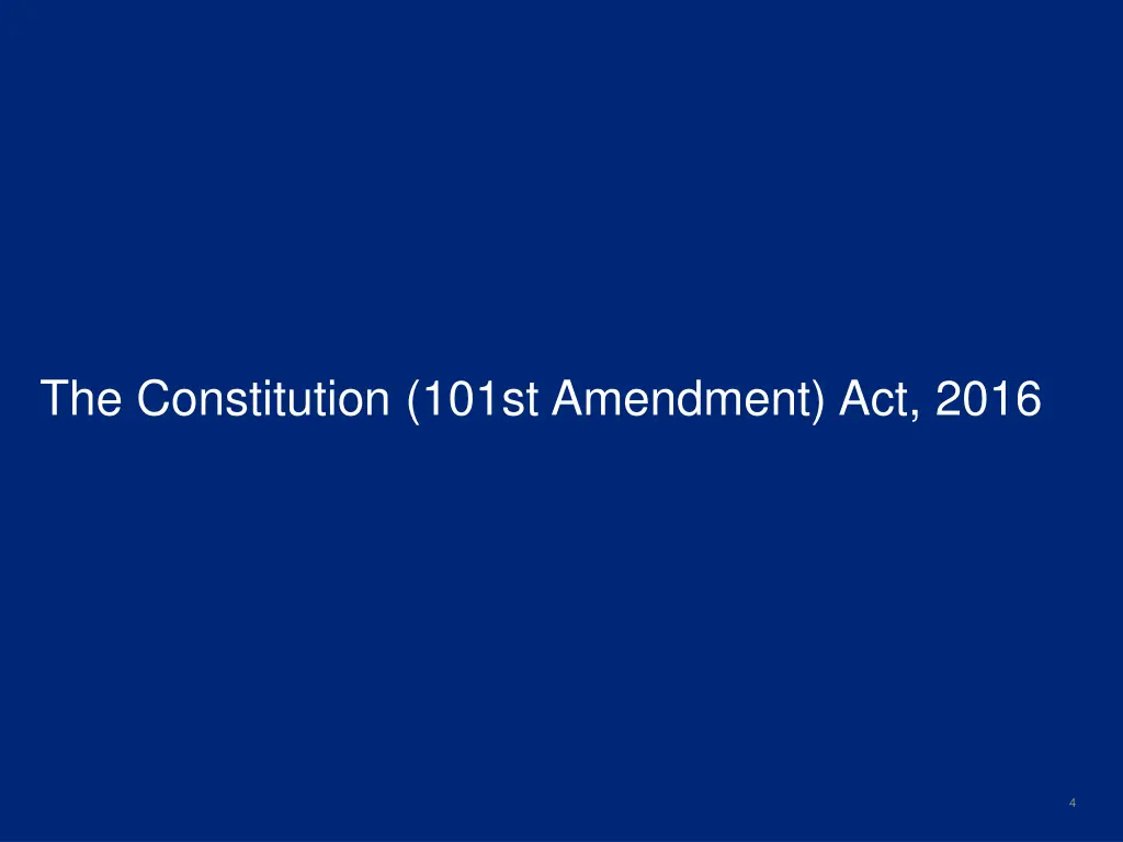 the constitution 101st amendment act 2016