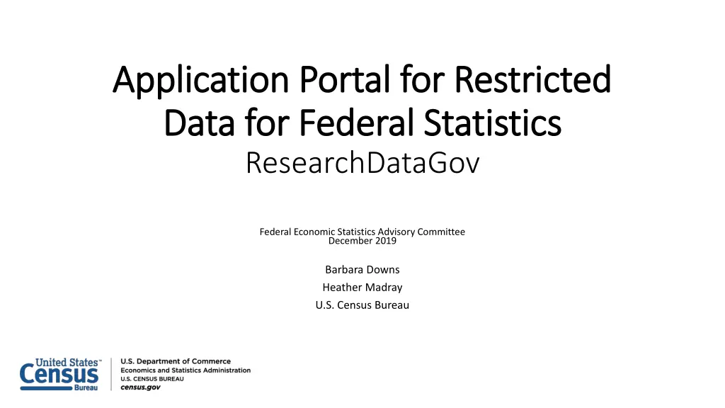 application portal for restricted application