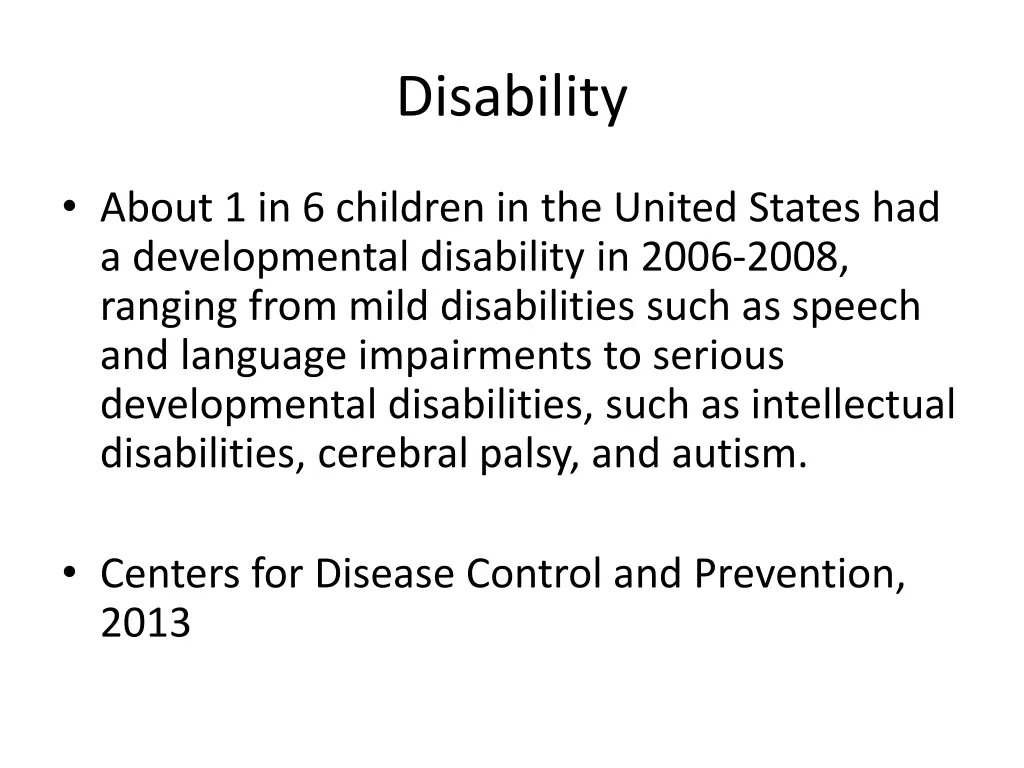 disability