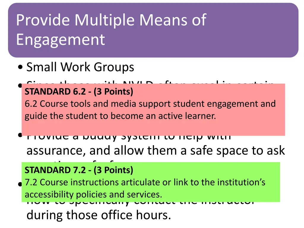 provide multiple means of engagement 2
