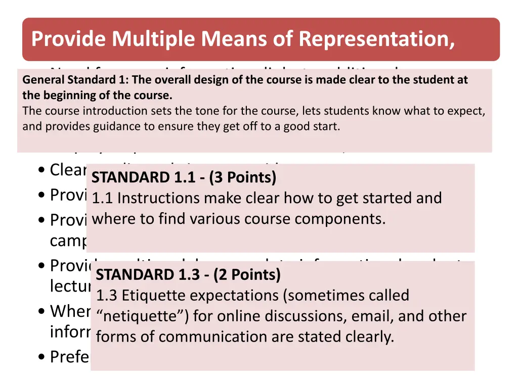 provide multiple means of representation 2