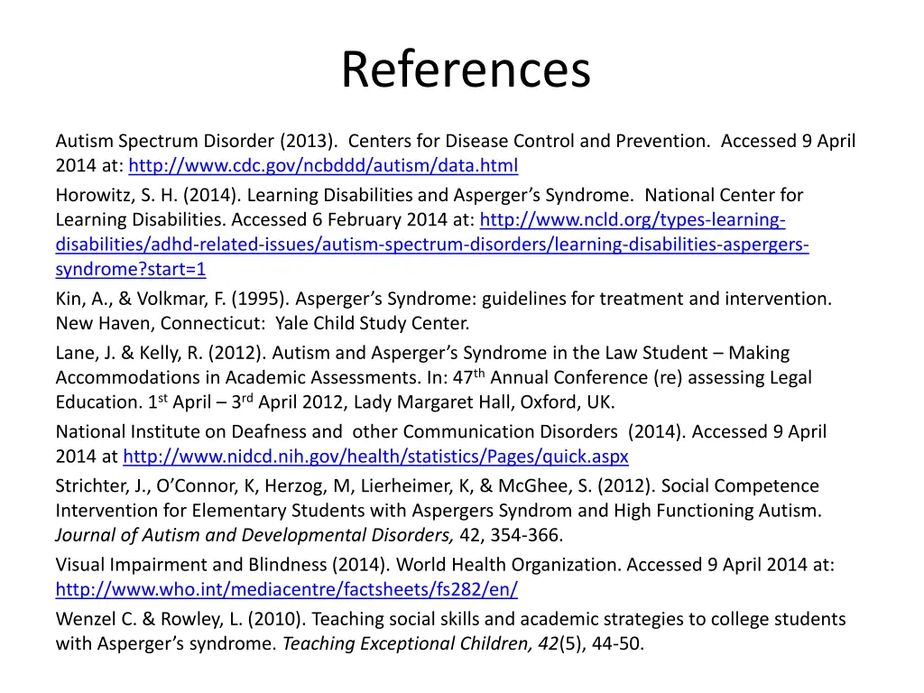 references