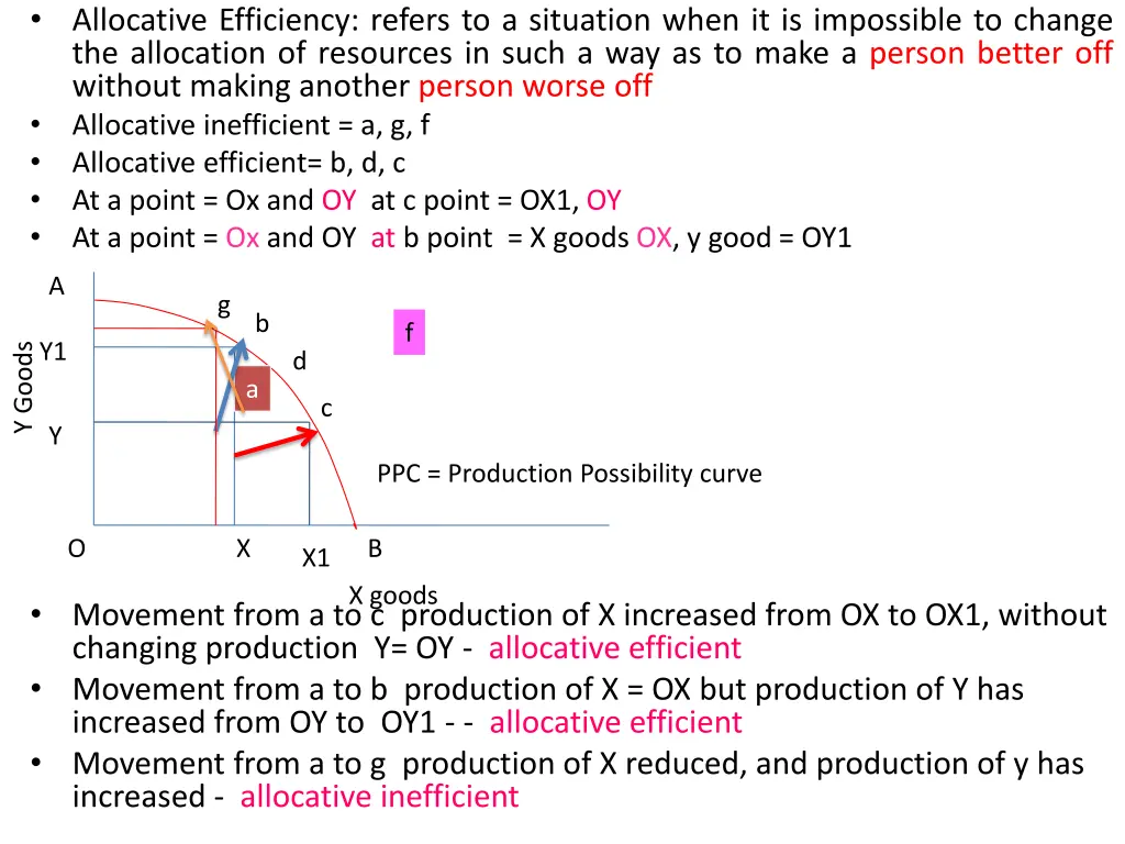 allocative efficiency refers to a situation when