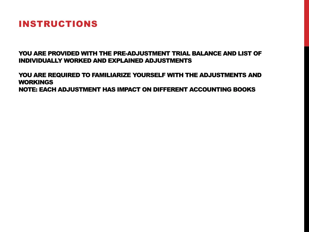 instructions