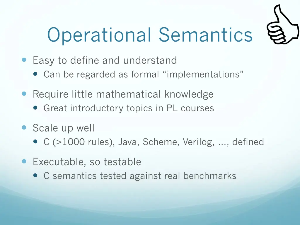 operational semantics 1