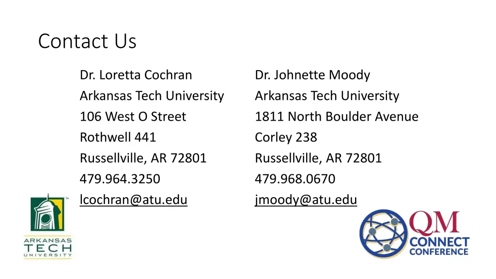 contact us
