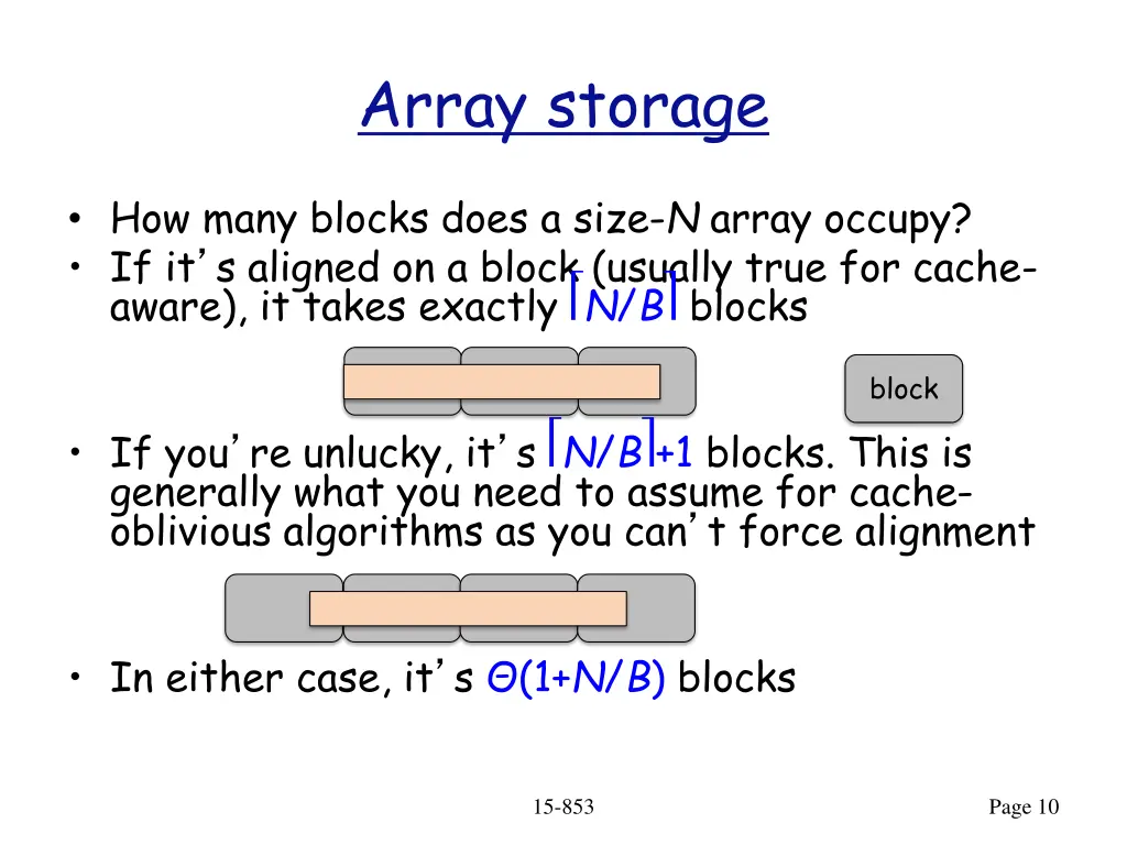 array storage