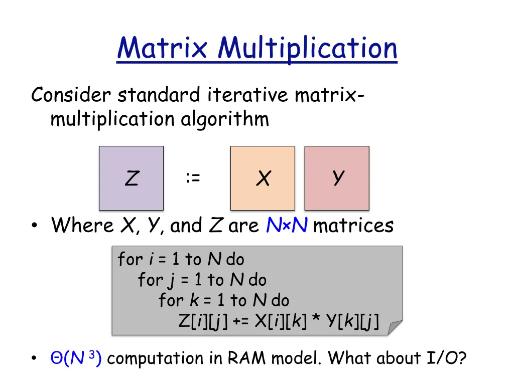 matrix multiplication