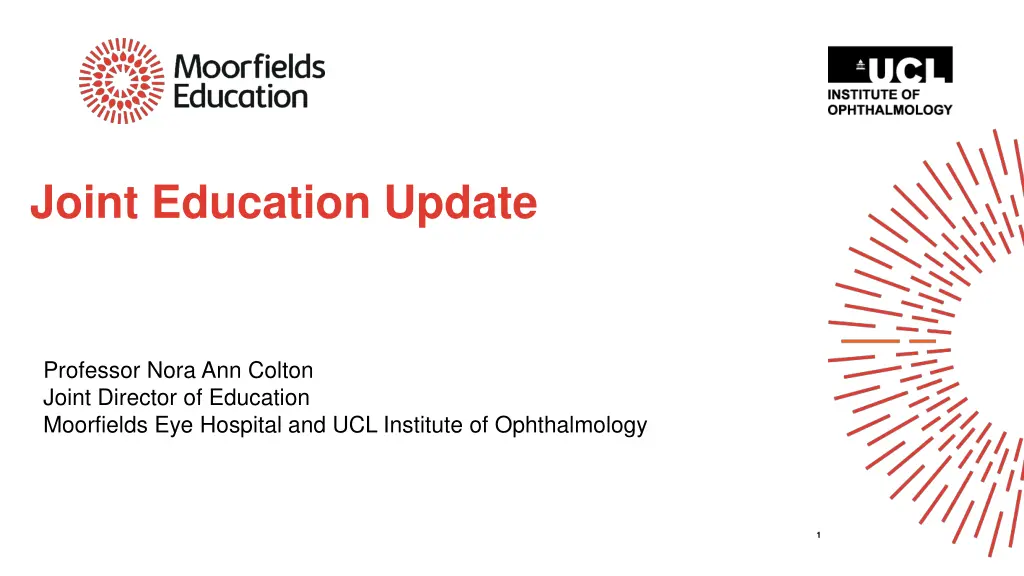 joint education update