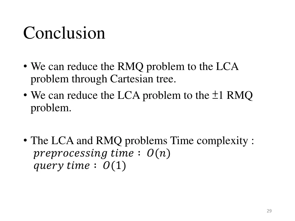 conclusion