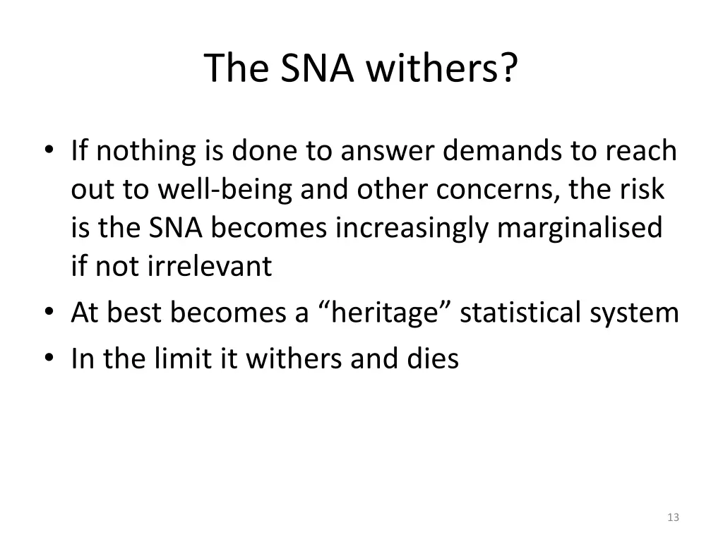 the sna withers
