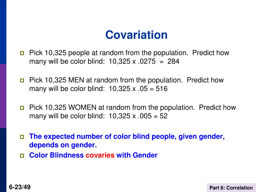 covariation