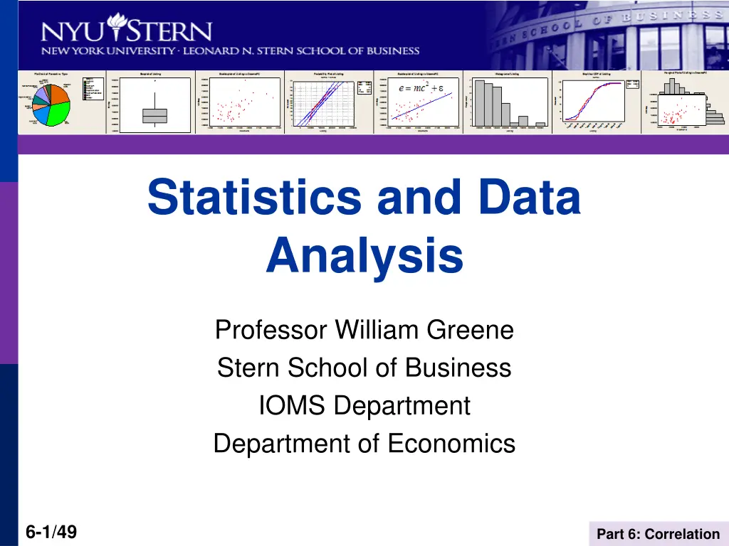 statistics and data analysis