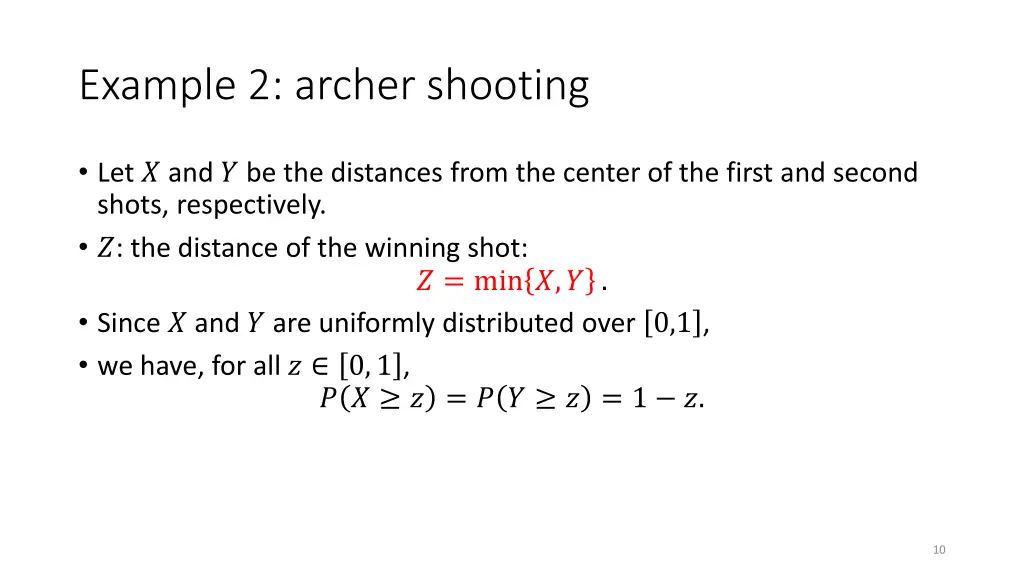 example 2 archer shooting 1