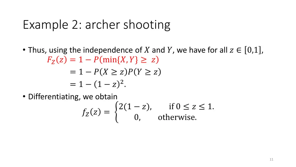 example 2 archer shooting 2