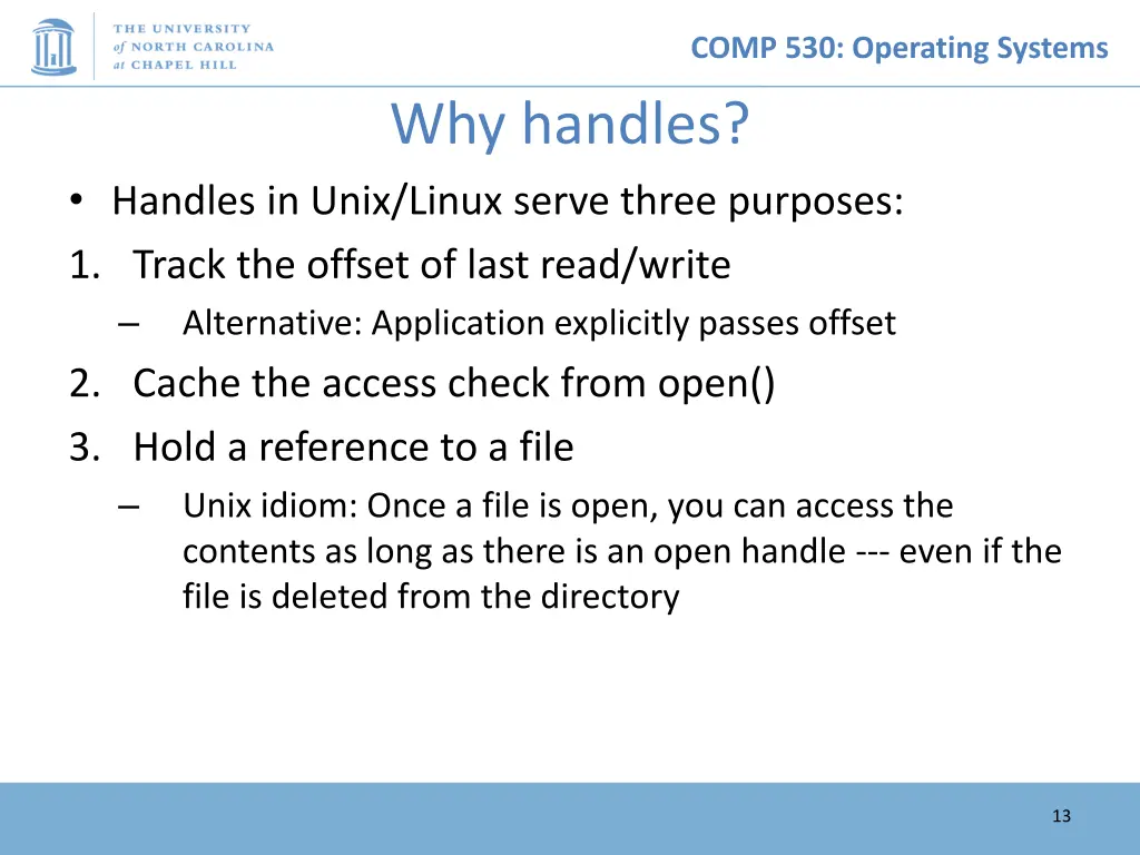 comp 530 operating systems 12
