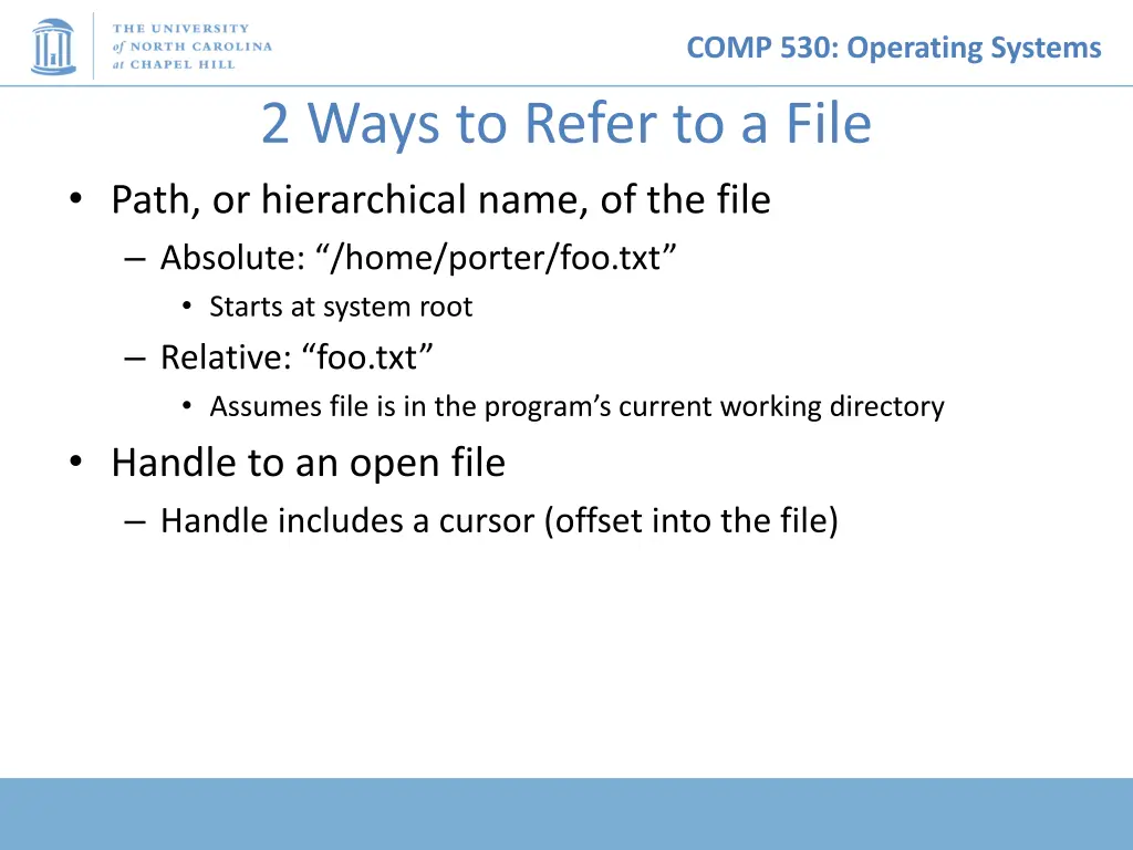 comp 530 operating systems 8