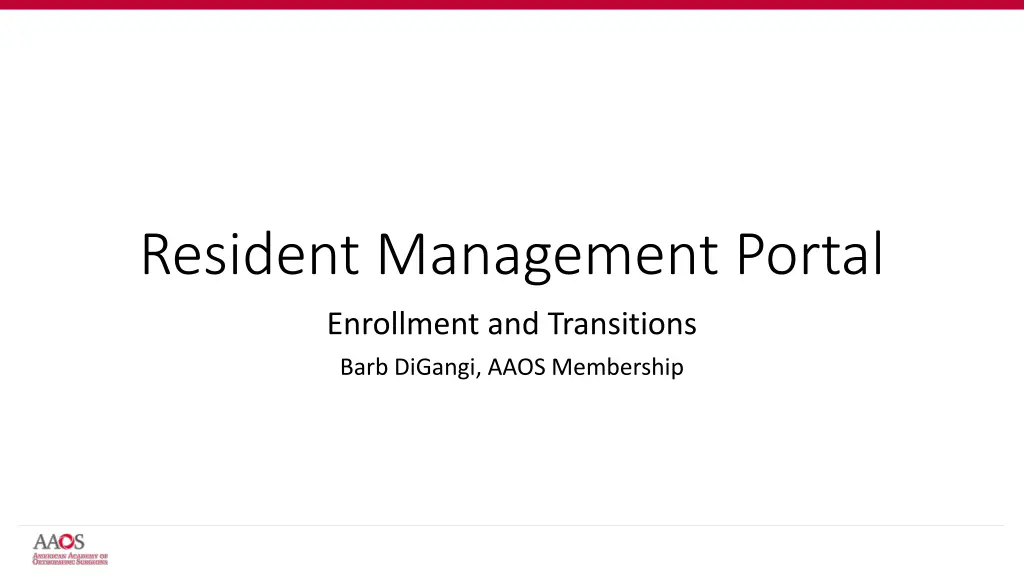 resident management portal