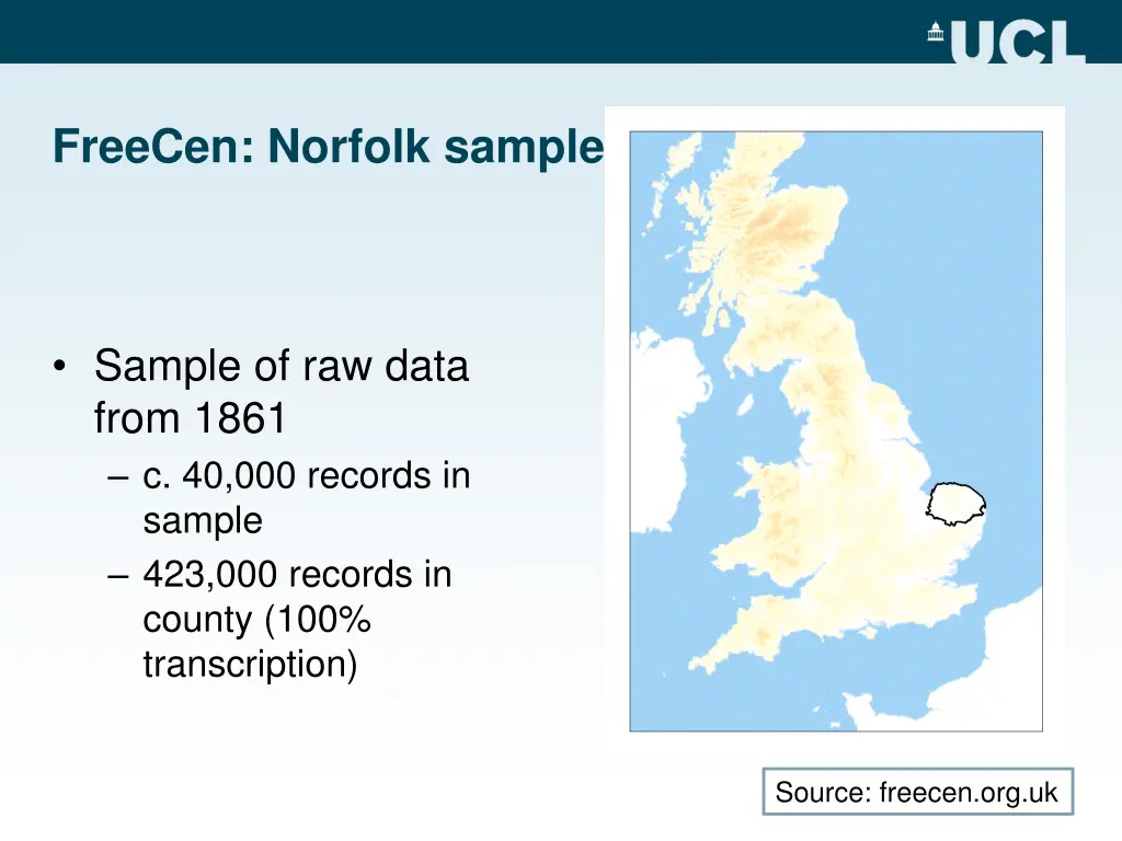 freecen norfolk sample