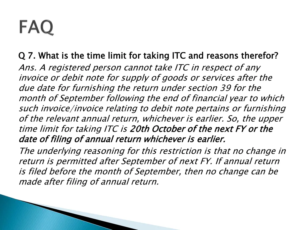 q 7 ans a registered person cannot take