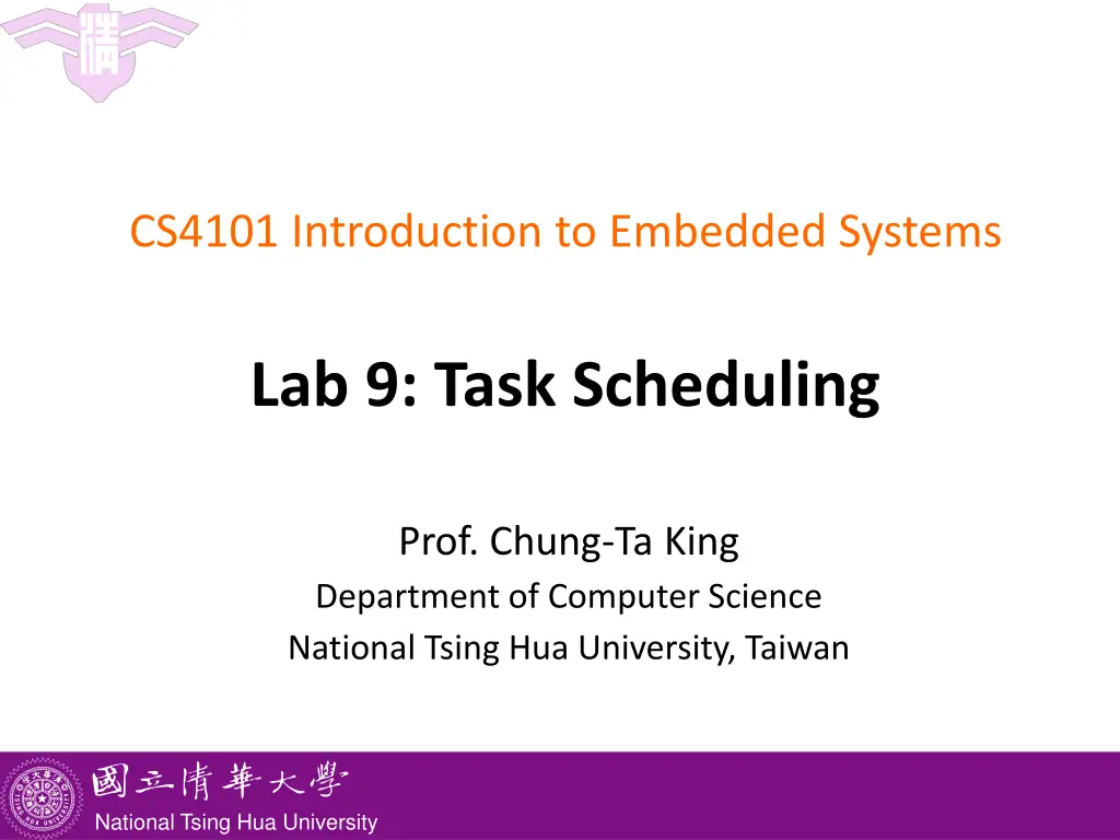 cs4101 introduction to embedded systems