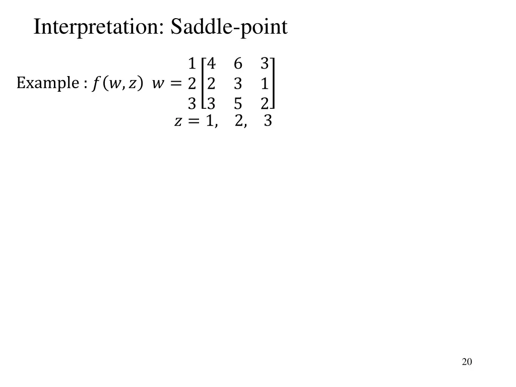 interpretation saddle point 4