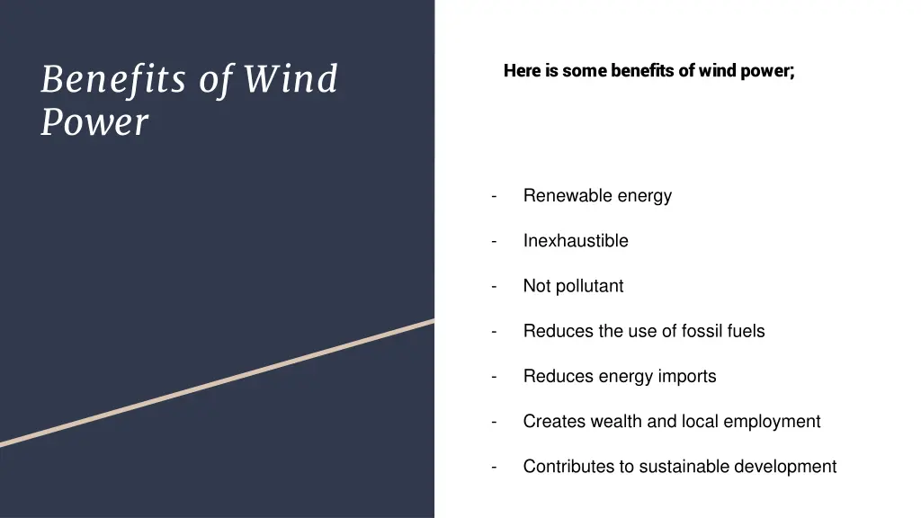benefits of wind power