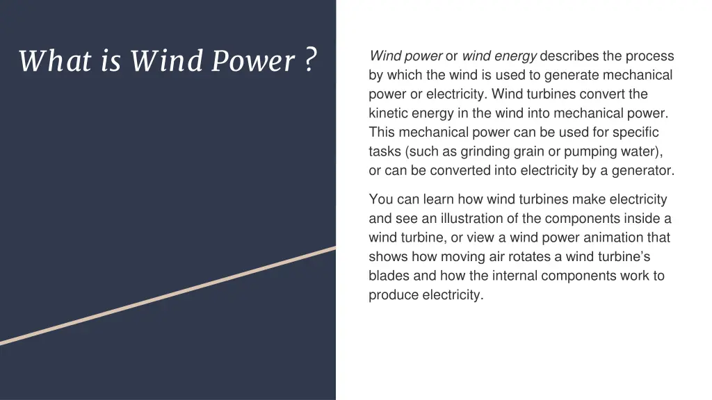 what is wind power
