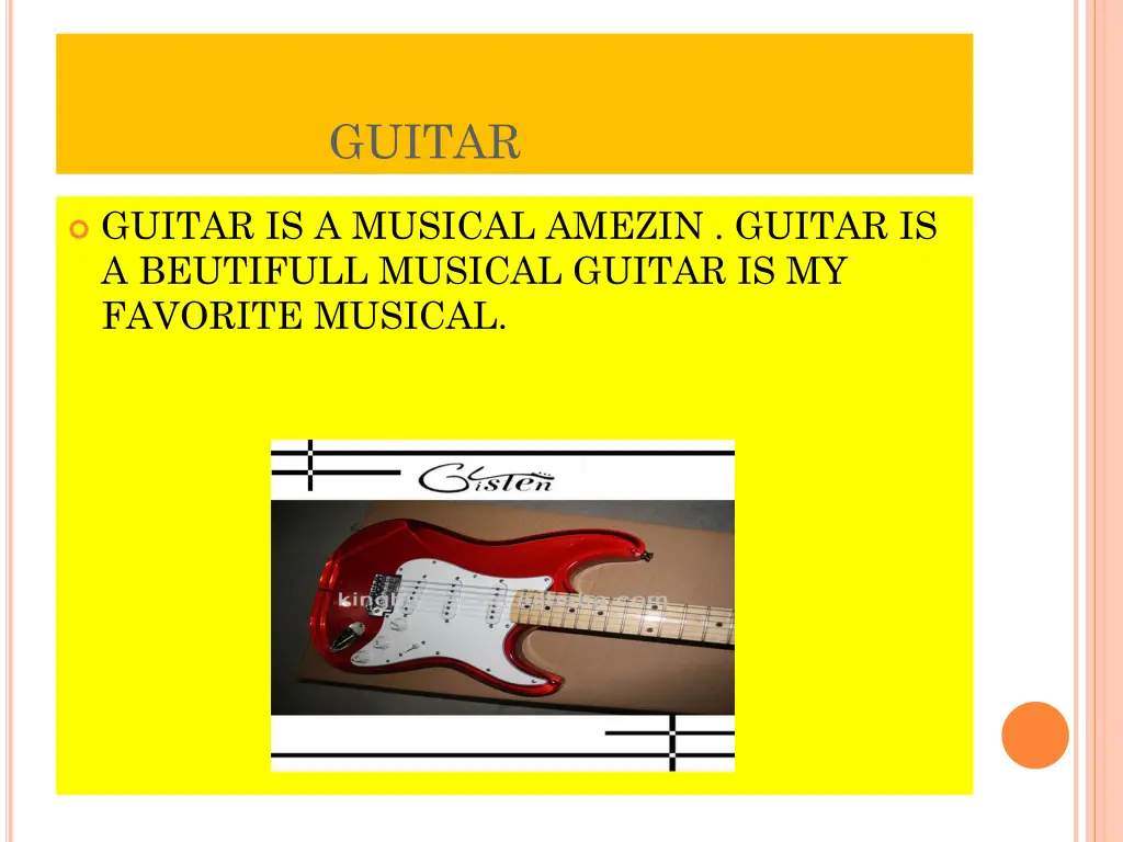 guitar