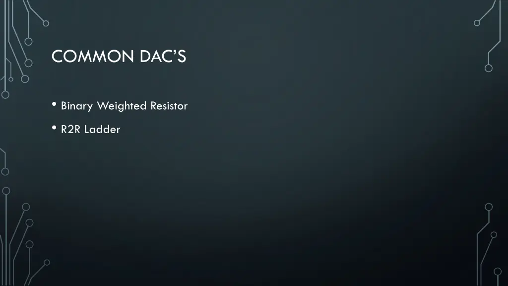 common dac s