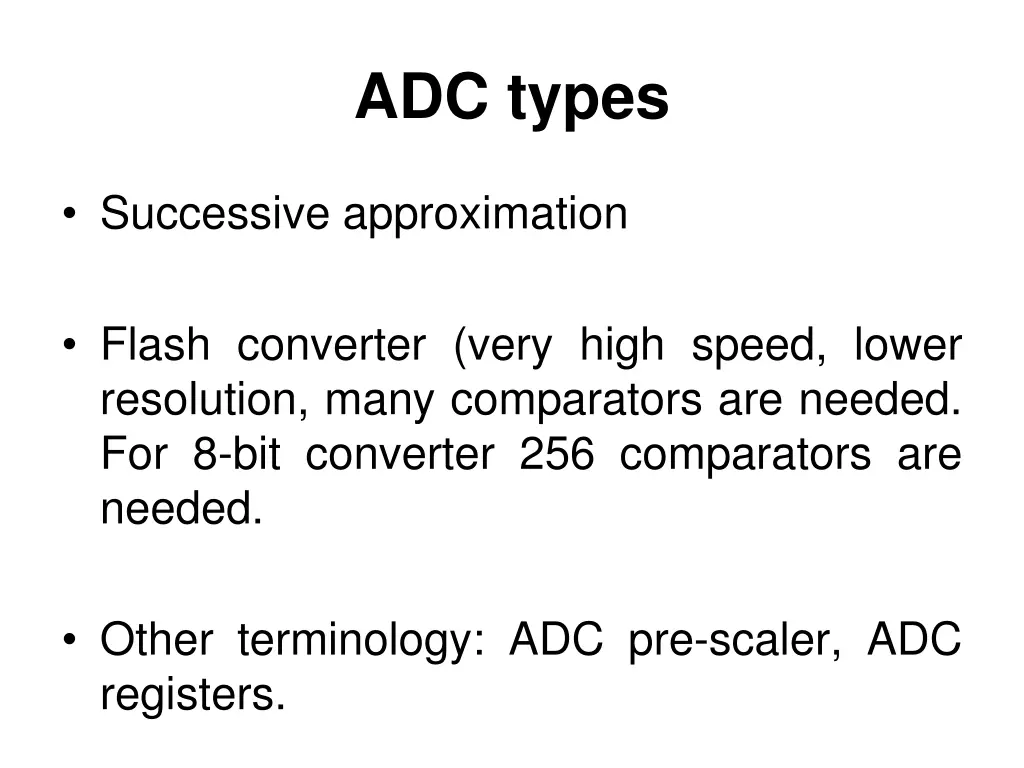adc types