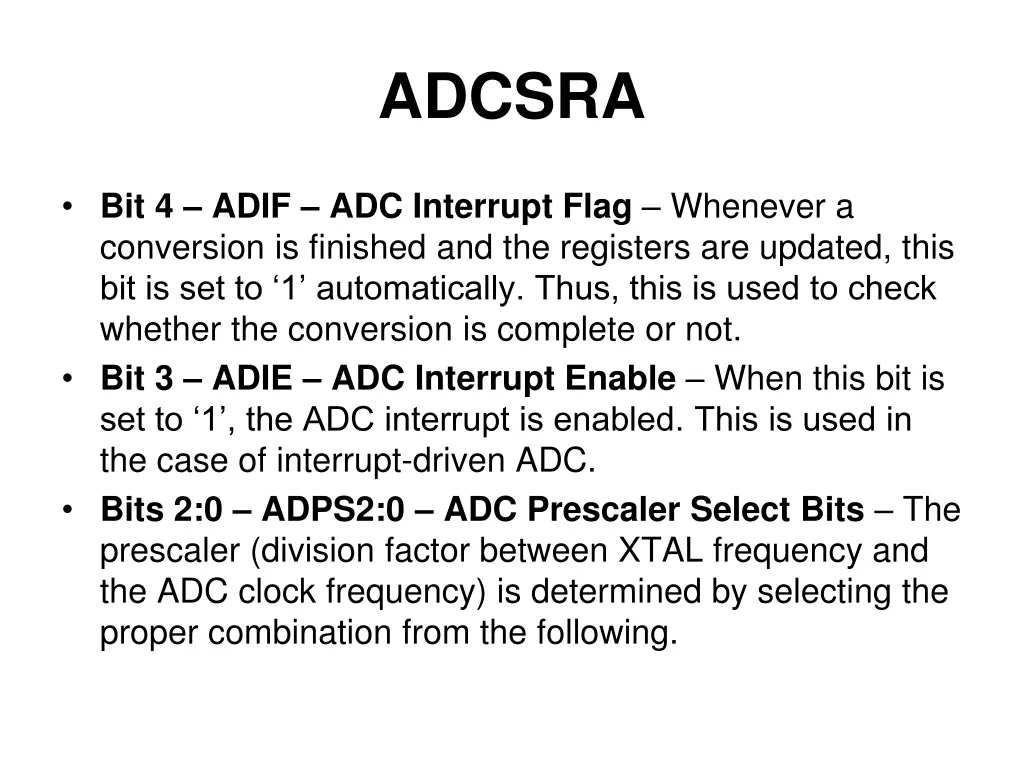 adcsra 1