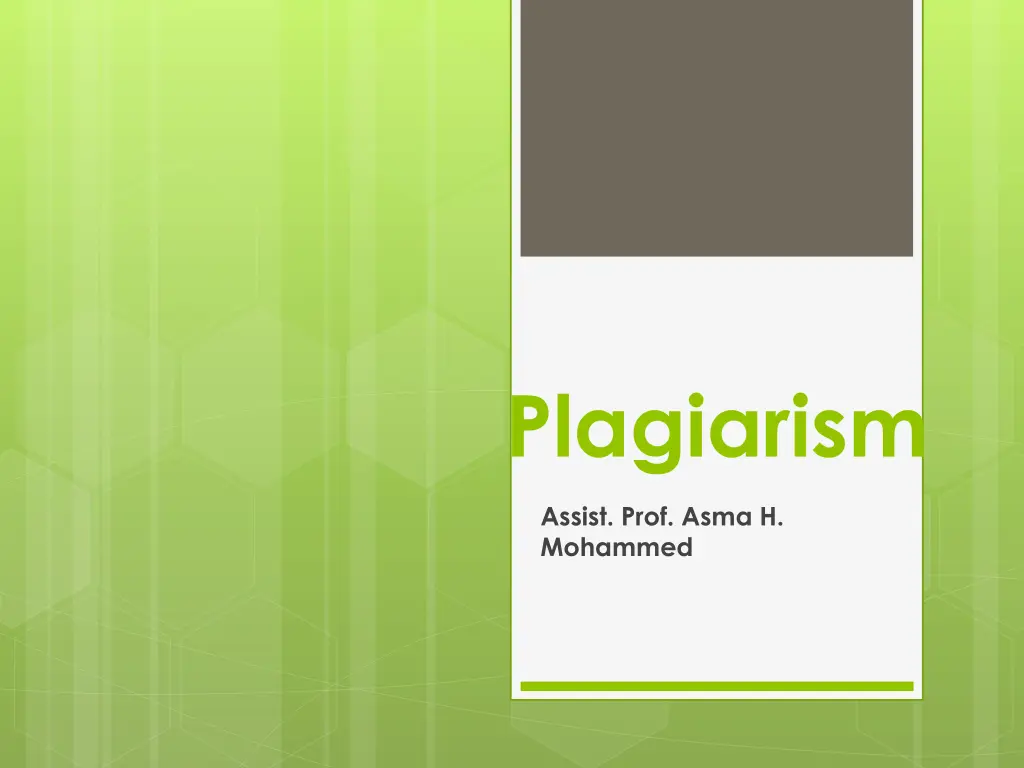 plagiarism