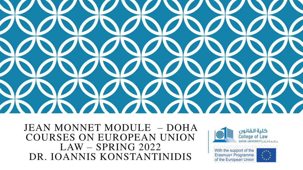 jean monnet module doha courses on european union