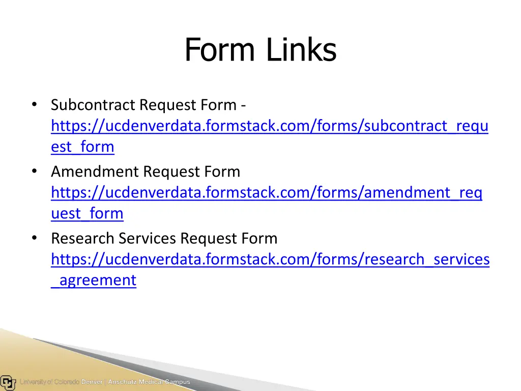 form links