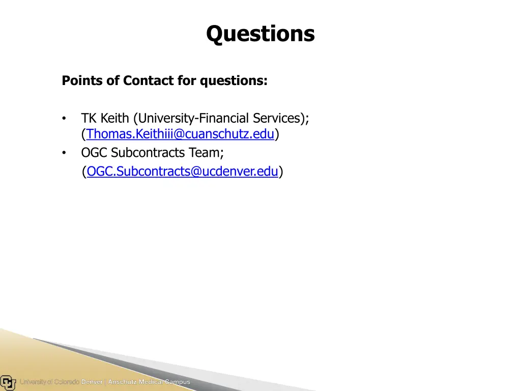 questions