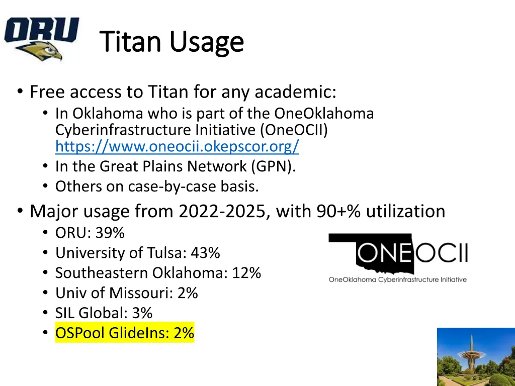 titan usage titan usage