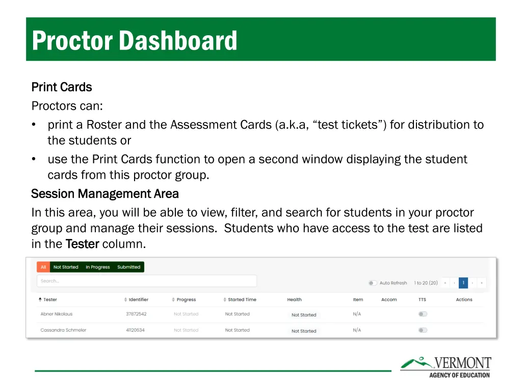 proctor dashboard 2