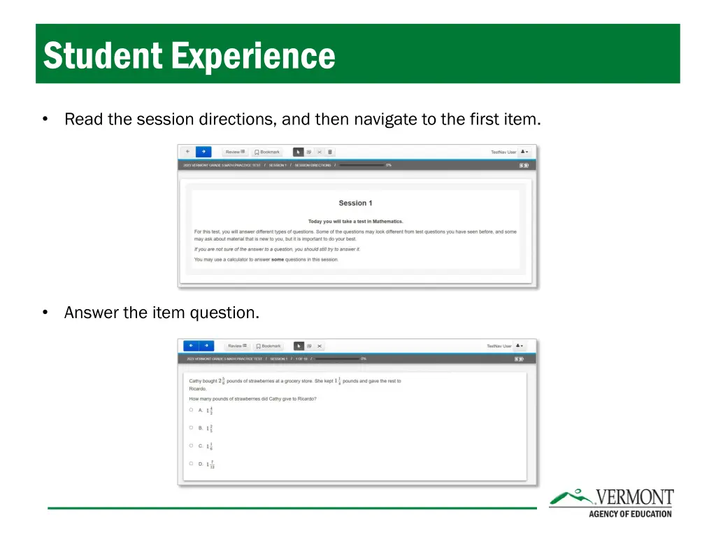 student experience 1