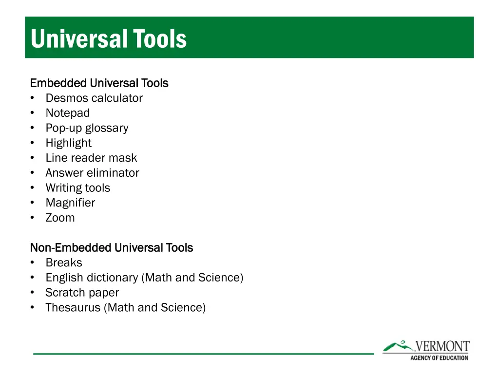 universal tools