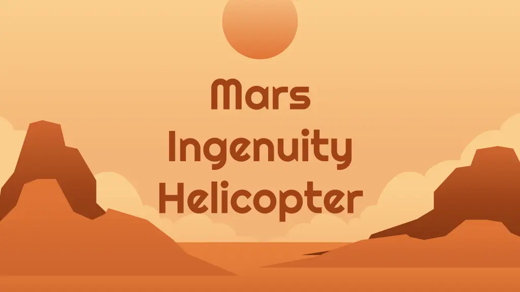 mars ingenuity helicopter
