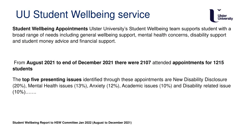 uu student wellbeing service