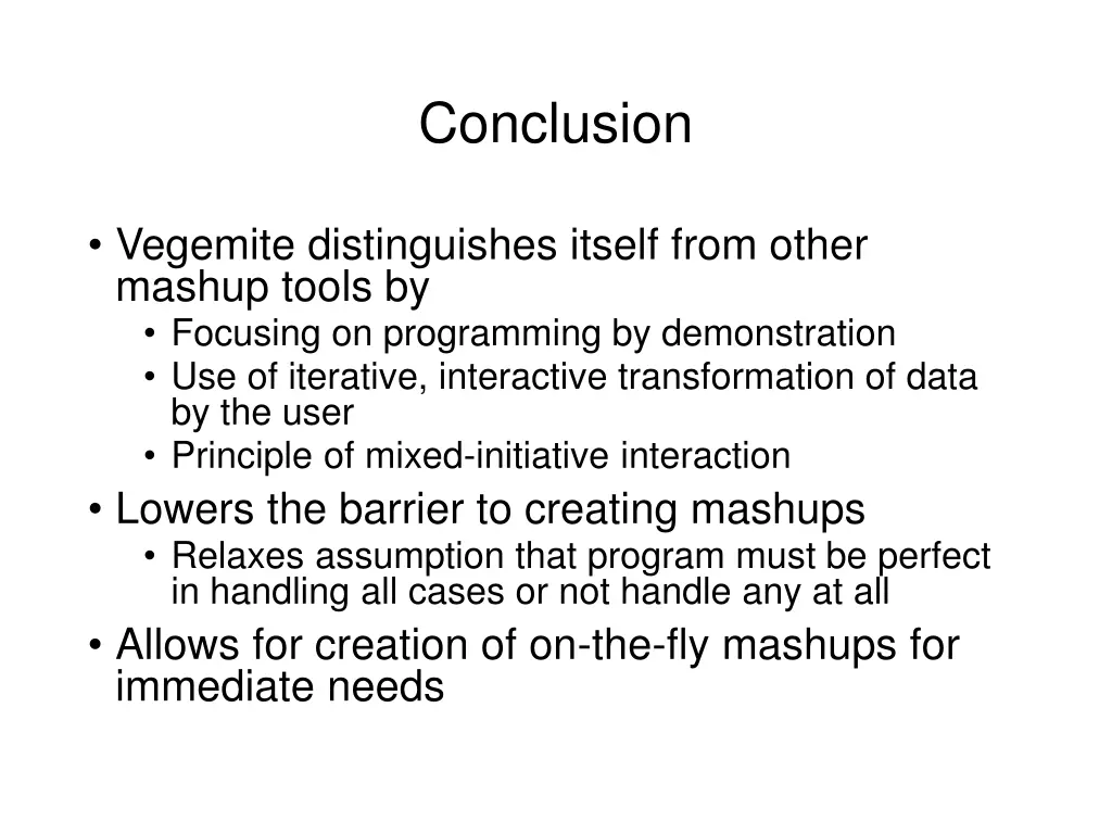 conclusion