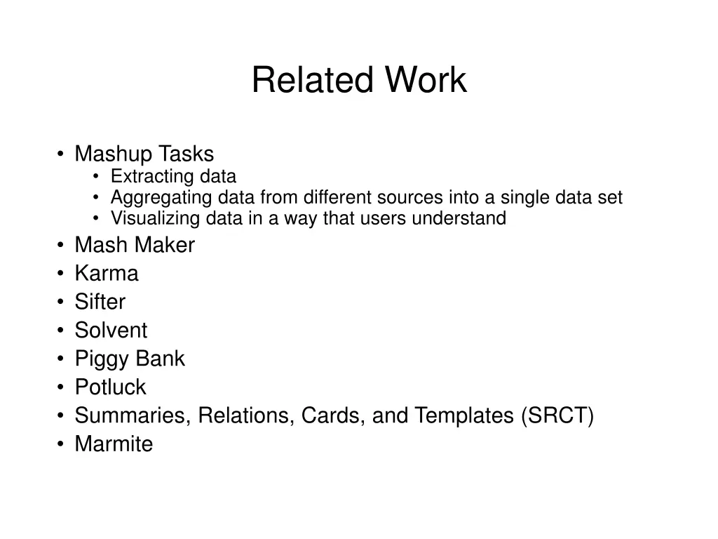 related work